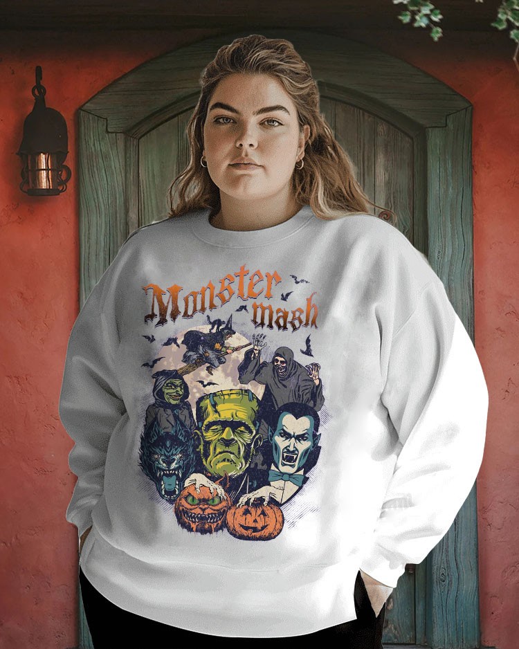 Women's Plus Size Halloween Spooky Season Sweatshirt