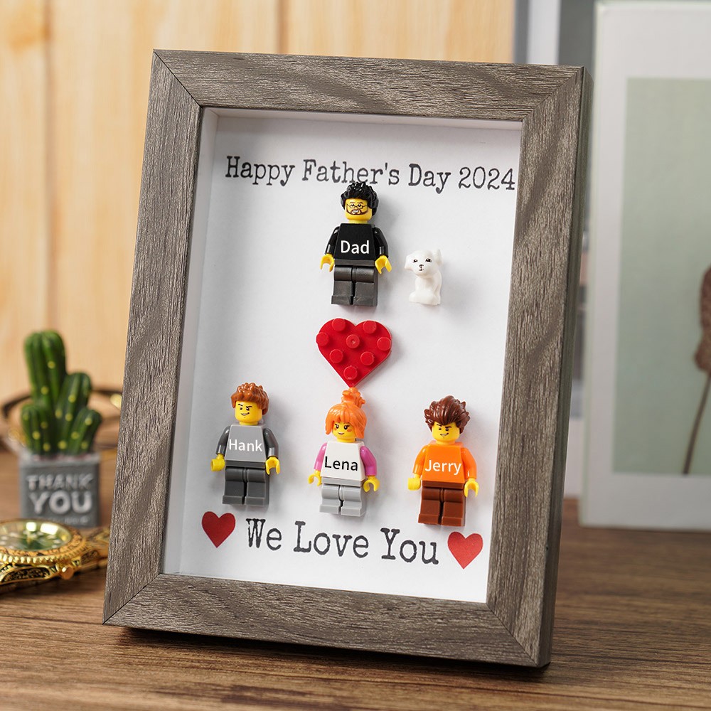 Personalized Dad Kid Figures For Father's Day Gift