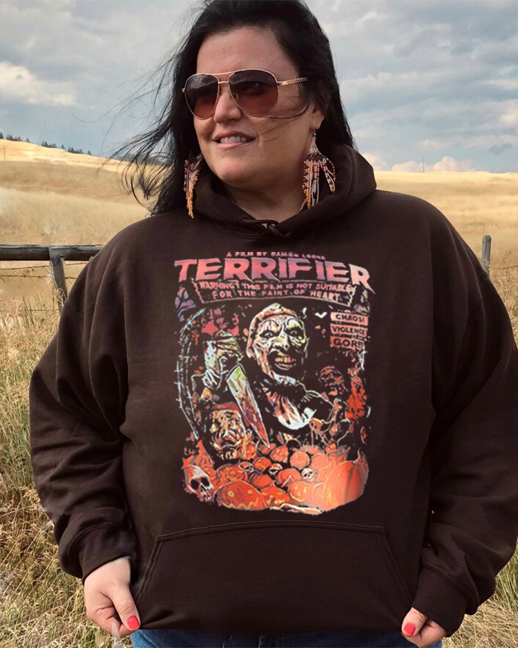 Women's Plus Size 5XL Halloween Spooky Season Hoodie