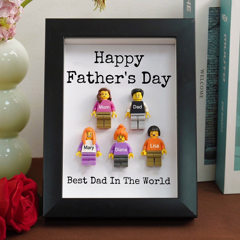 Personalized Dad Kid Figures For Father's Day Gift