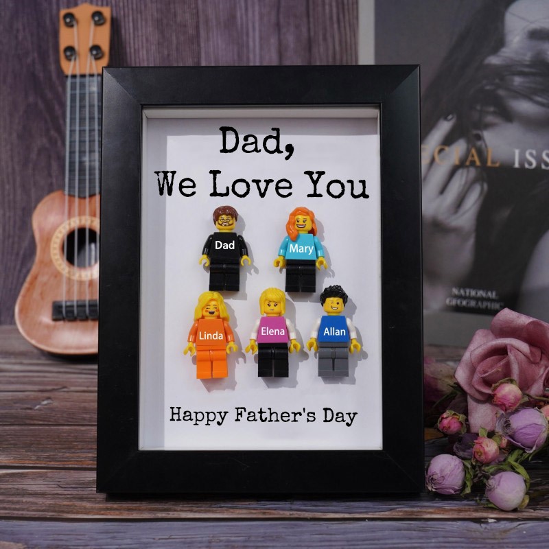 Personalized Dad Kid Figures For Father's Day Gift