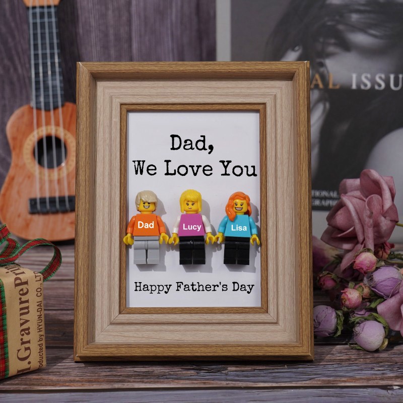 Personalized Dad Kid Figures For Father's Day Gift