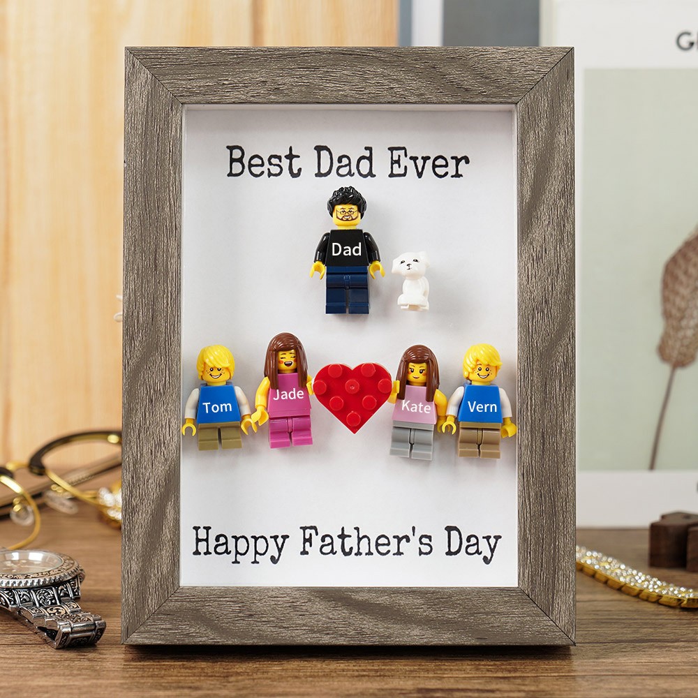 Personalized Dad Kid Figures For Father's Day Gift Best Dad Ever