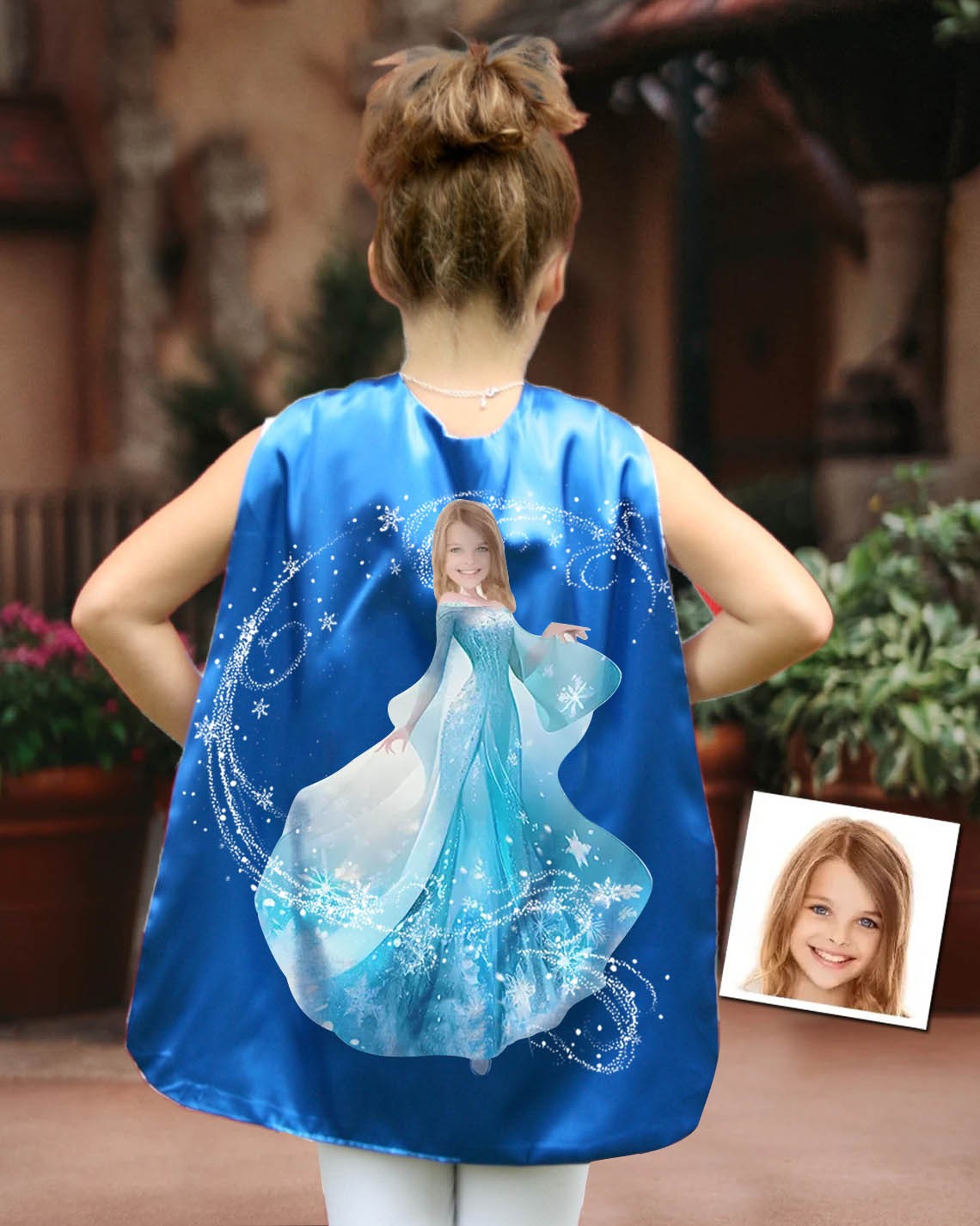 Custom Kid's Princess Cape For Girl Birthday Christmas Gift