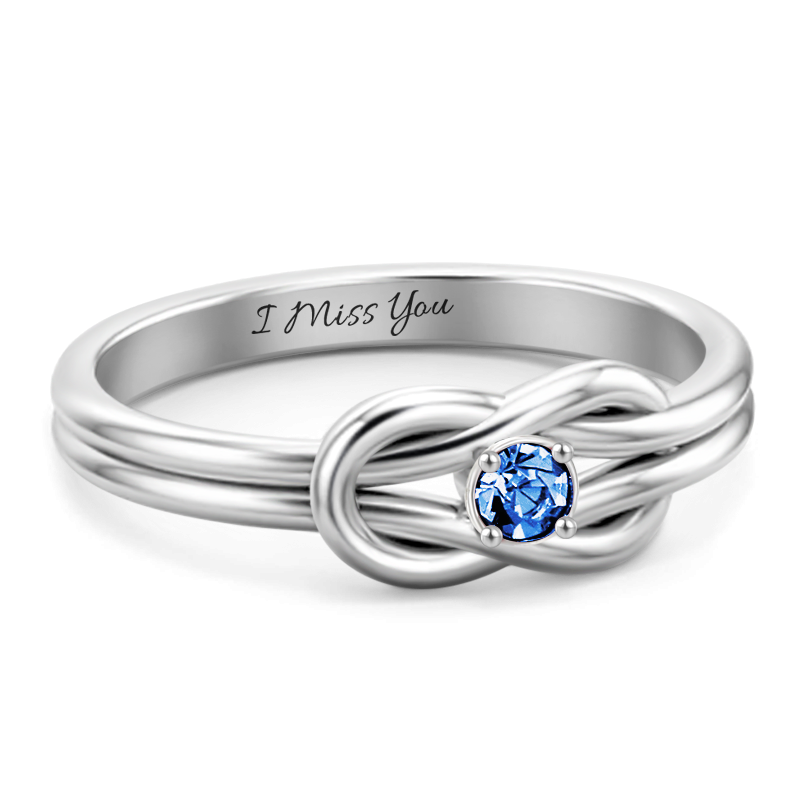 Promise Personalised Birthstone Ring