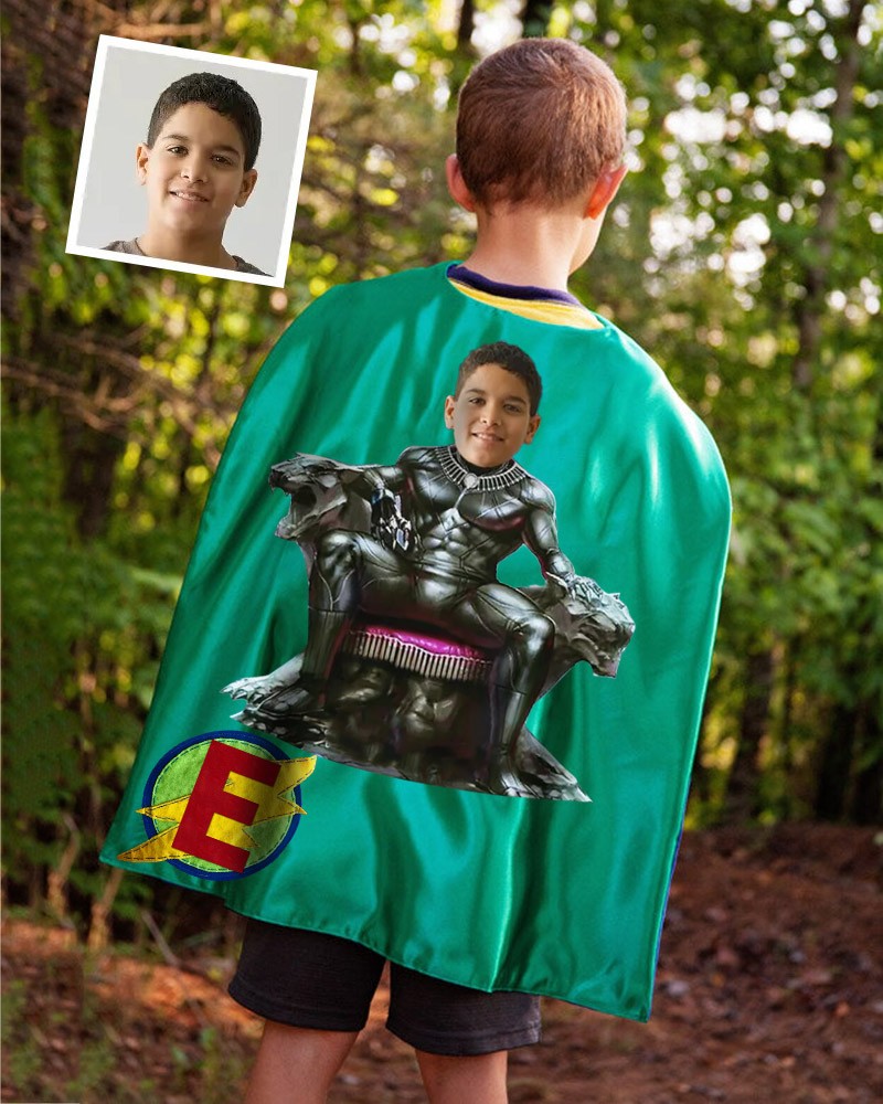 Custom Super Hero Photo Cape For Kids Birthday Party Christmas Gift