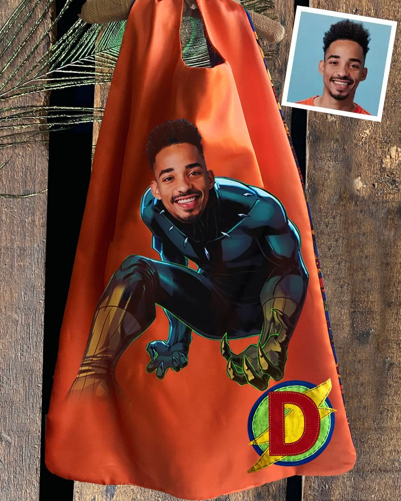 Custom Super Hero Photo Cape For Birthday Party Christmas Gift