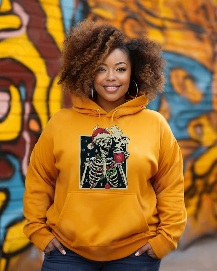 Women's Plus Size Halloween Spooky Season Hoodie