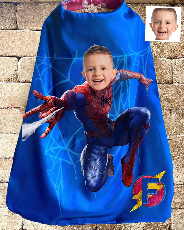 Custom Super Hero Cape For Boy Birthday Party Christmas Gift