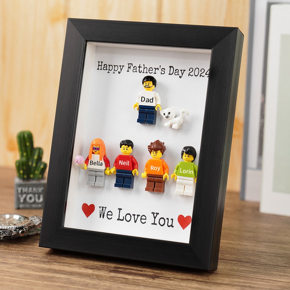 Personalized Dad Kid Figures For Father's Day Gift