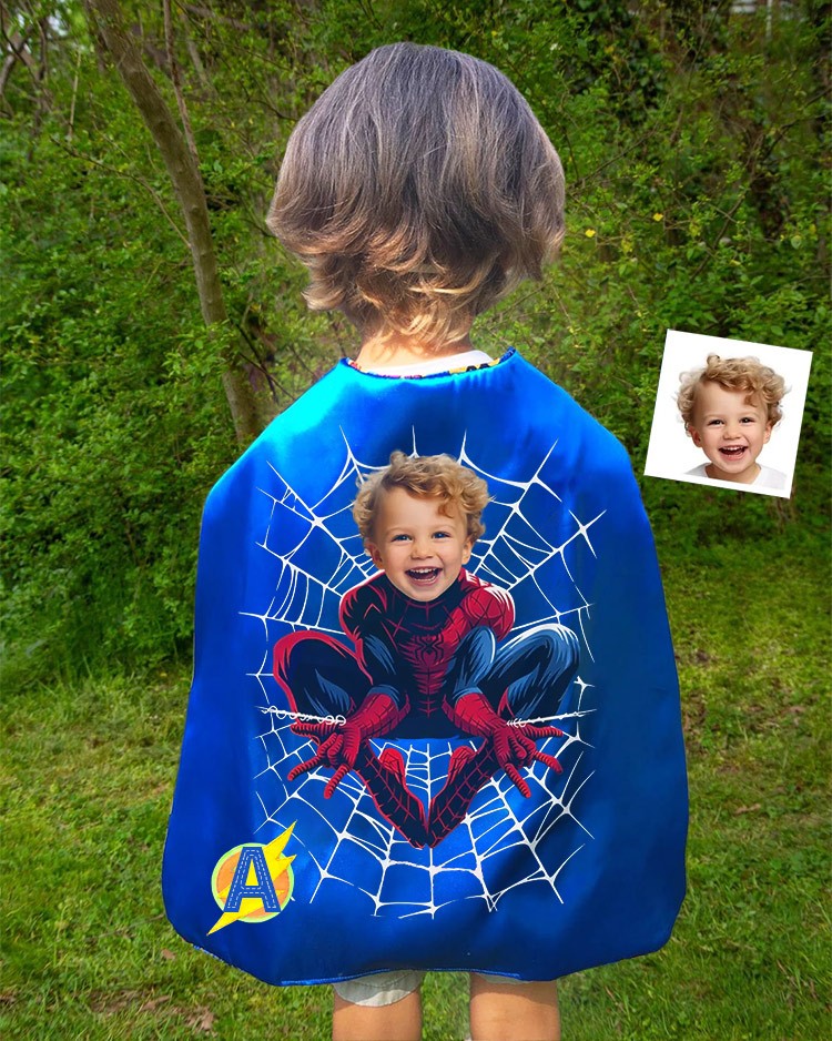 Custom Super Hero Cape For Boy Birthday Party Christmas Gift