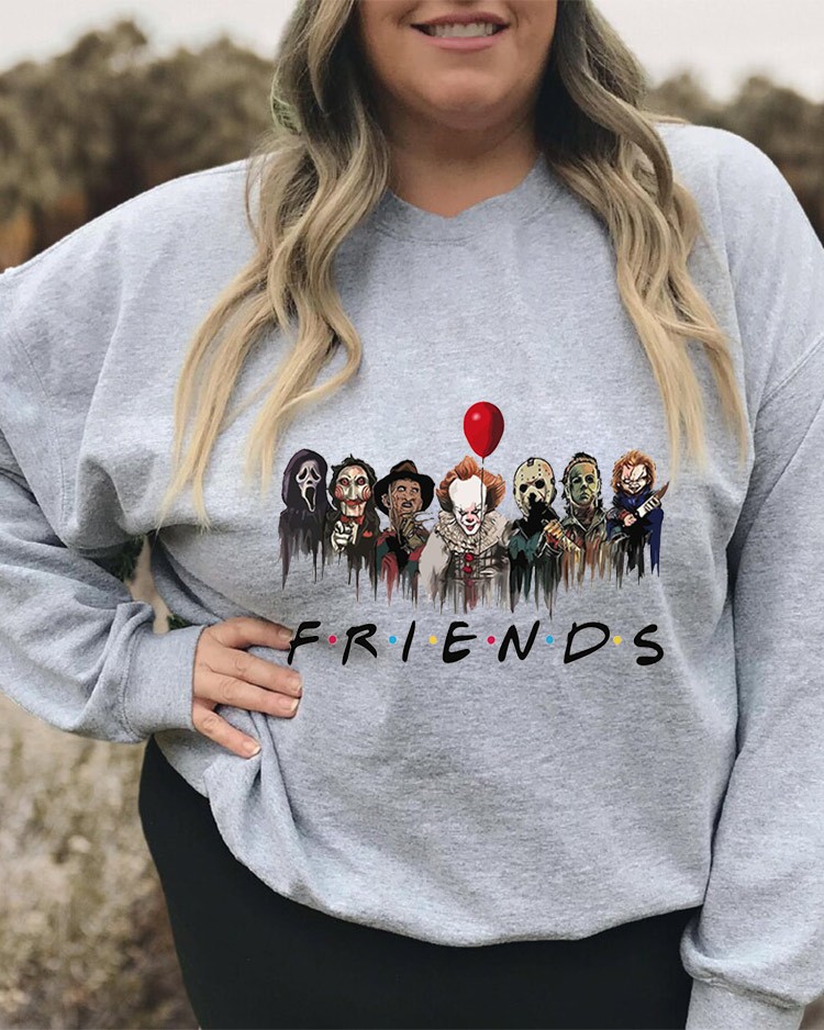 Women's Plus Size Halloween Spooky Season Sweatshirt