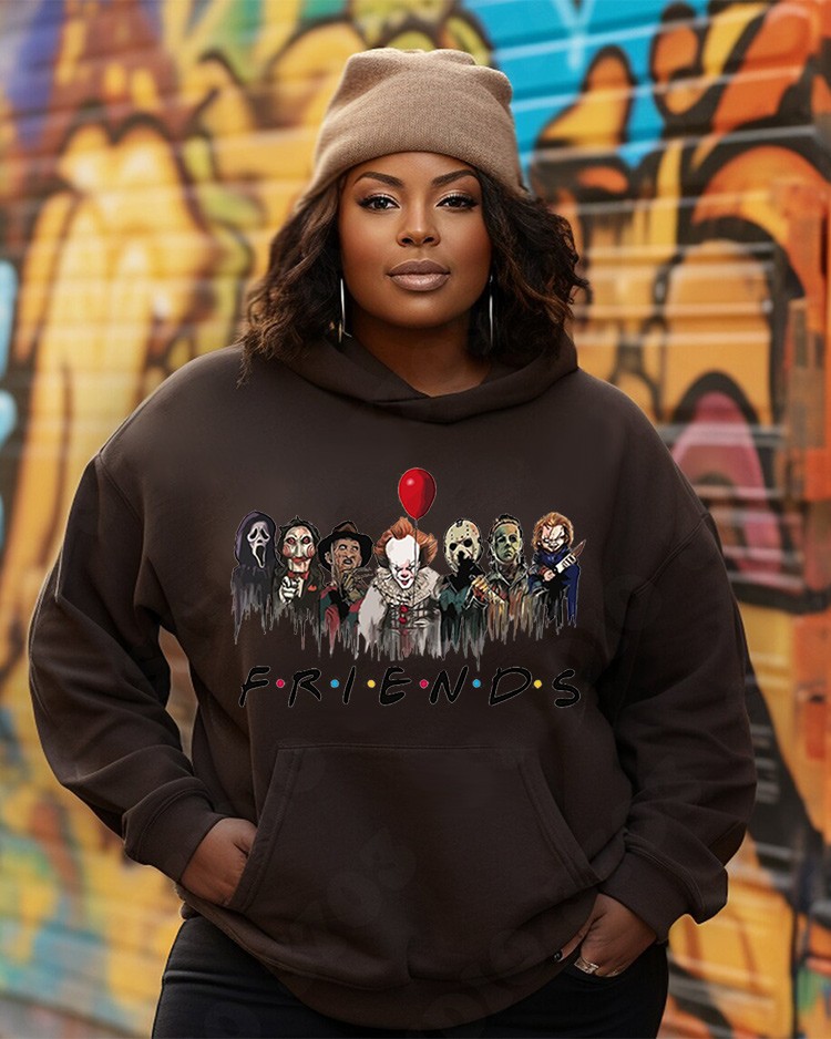 Women's Plus Size Halloween Spooky Season Hoodie