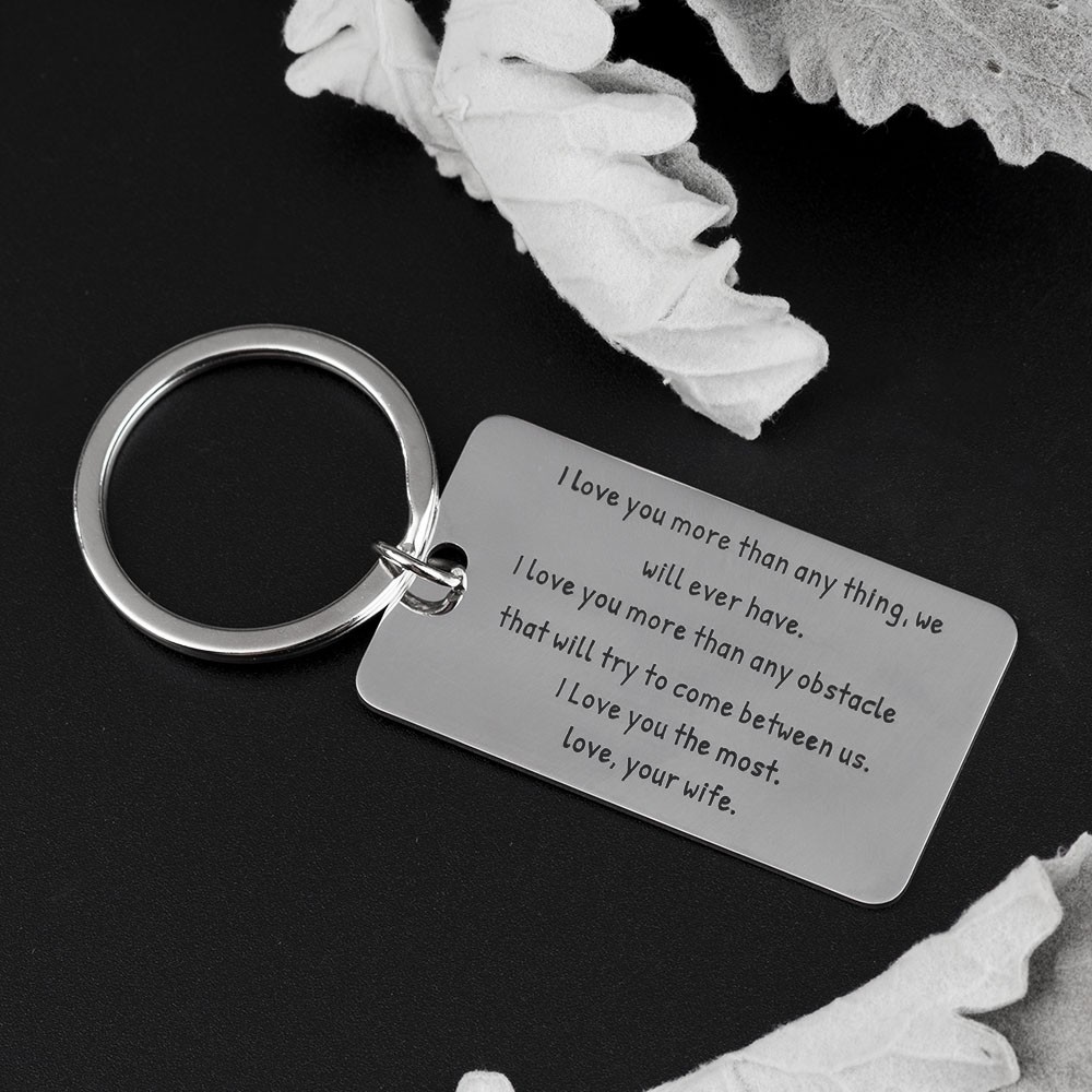 Personalised Engraved Keychain