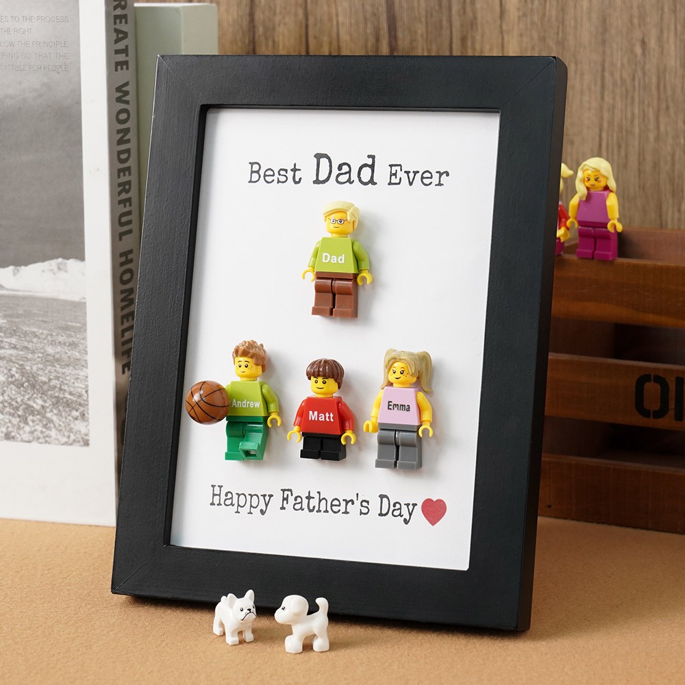 Personalized Dad Kid Figures For Father's Day Gift