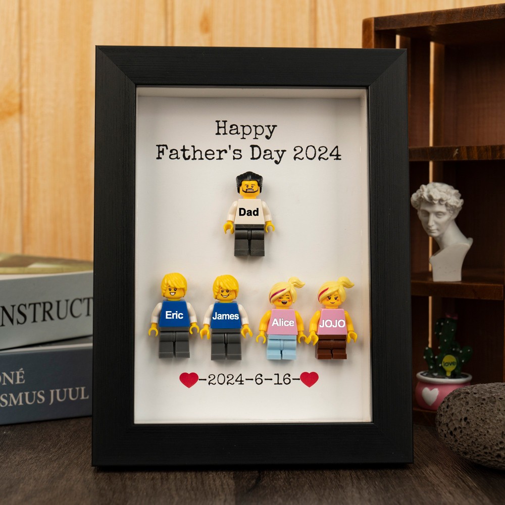 Personalized Dad Kid Figures For Father's Day Gift Ideas