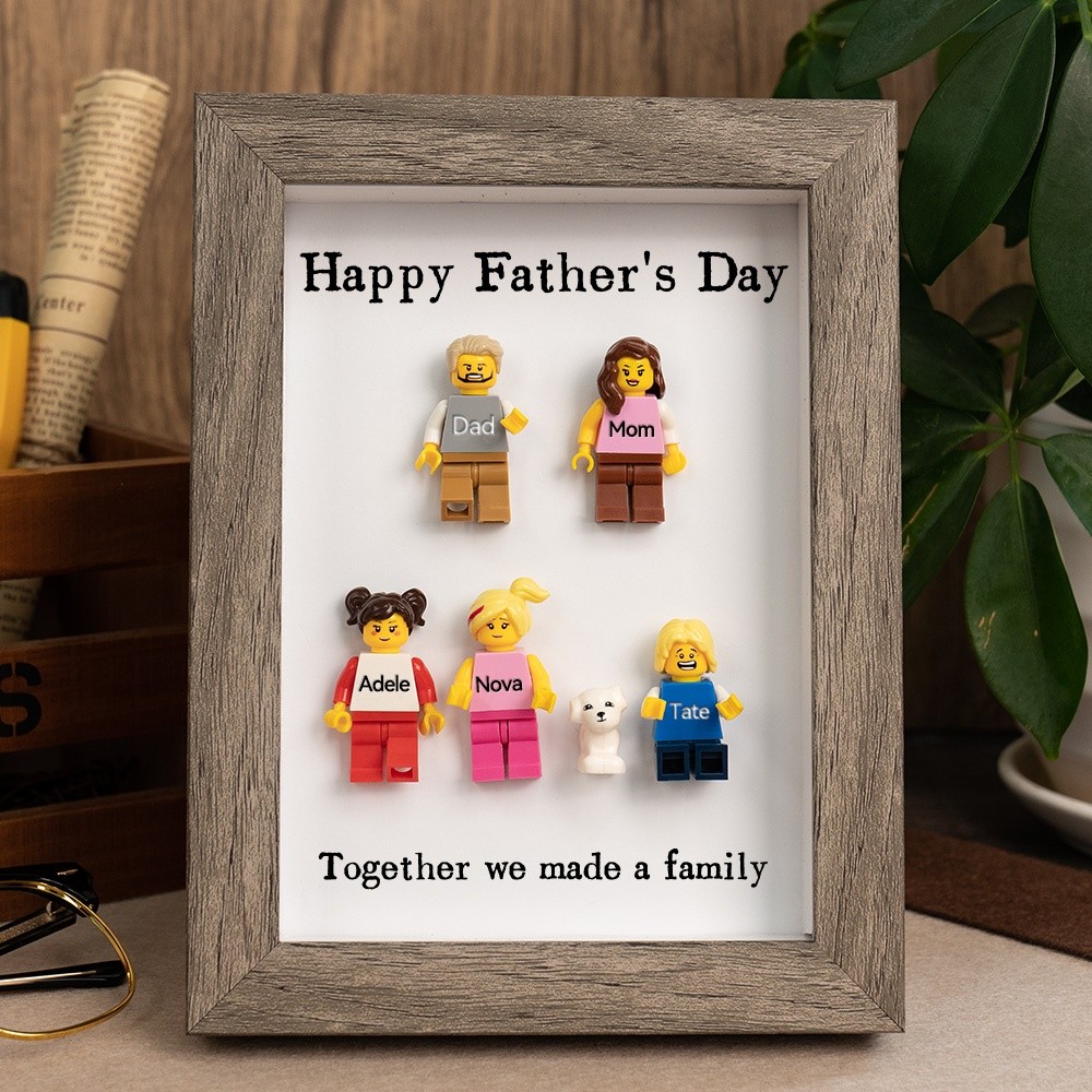 Personalized Dad Kid Figures For Father's Day Gift