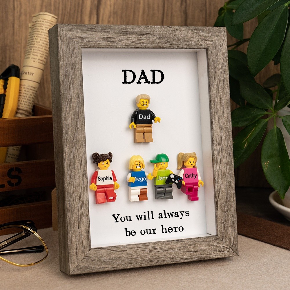 Personalized Dad Kid Figures For Father's Day Gift