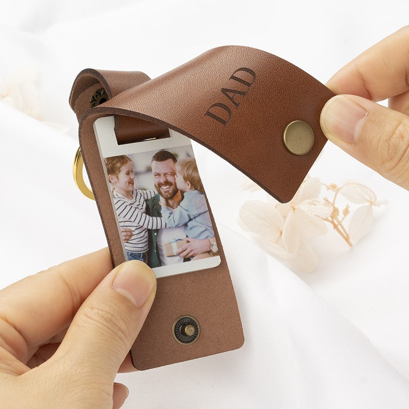 Personalised Photo Keychain For Best Daddy Ever Father's Day