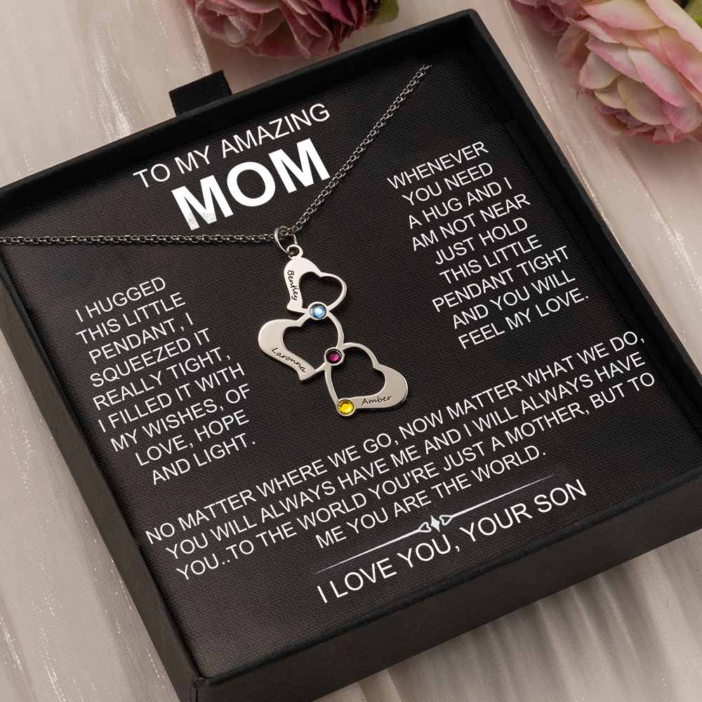 Personalized To My Mom Necklace From Son Gift Ideas For Mother's Day