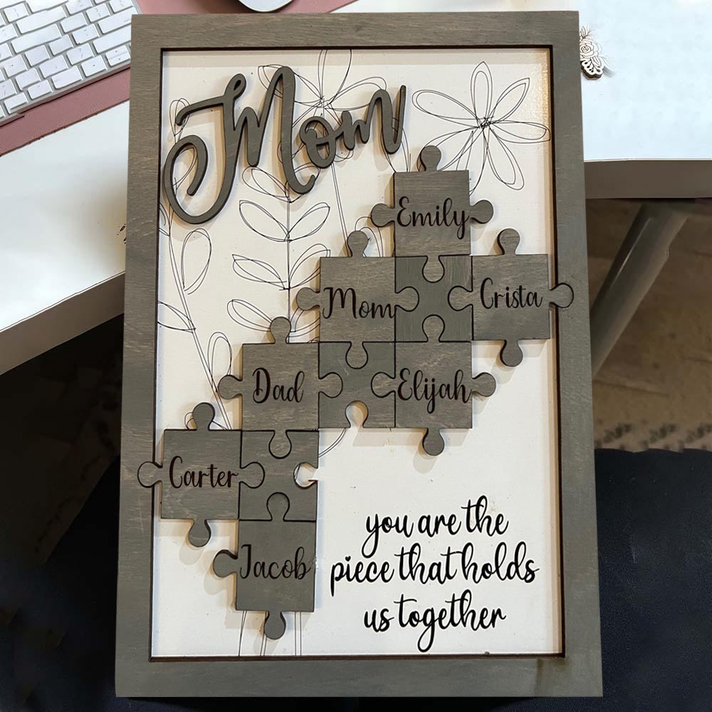 Personalized Mom Puzzle Sign Mother's Day Gift Ideas