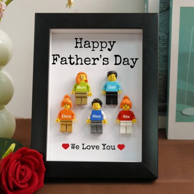 Personalized Dad Kid Figures For Father's Day Gift