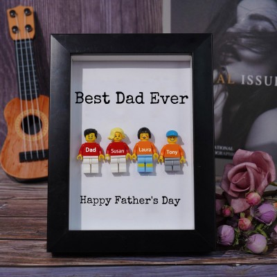 Personalized Dad Kid Figures For Father's Day Gift Best Dad Ever