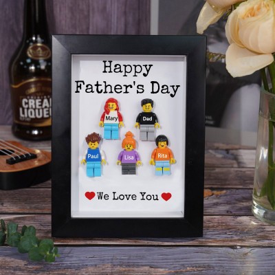 Personalized Dad Kid Figures For Father's Day Gift