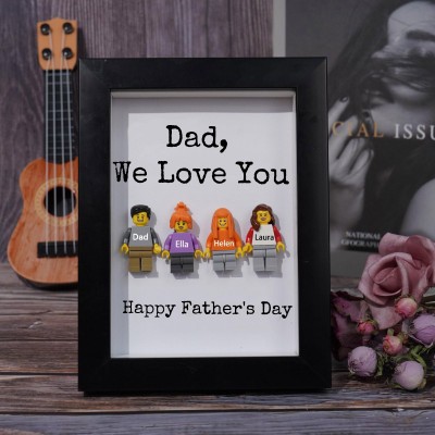 Personalized Dad Kid Figures For Father's Day Gift