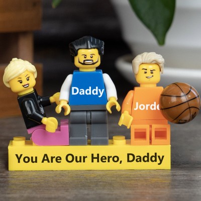 Personalised Tiny Name Figure For Father's Day Gift Ideas