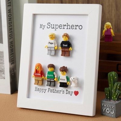 Personalized Dad Kid Figures For Father's Day Gift