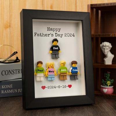 Personalized Dad Kid Figures For Father's Day Gift Ideas