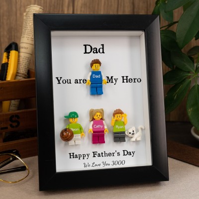 Personalized Dad Kid Figures For Father's Day Gift