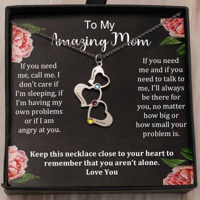 To My Amazing Mom Heart Necklace From Daughter Son Gift Ideas For Mother's Day