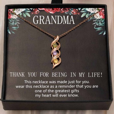 Personalized To My Grandma Necklace From Grandkids Gift Ideas For Grandma Mother's Day