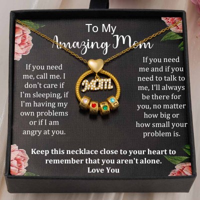 To My Amazing Mom Necklace From Daughter Son Gift Ideas For Mother's Day