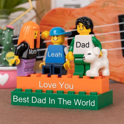 Personalized Dad Kid Figures For Father's Day Gift Ideas