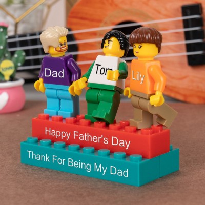 Personalized Dad Kid Figures For Father's Day Gift Ideas